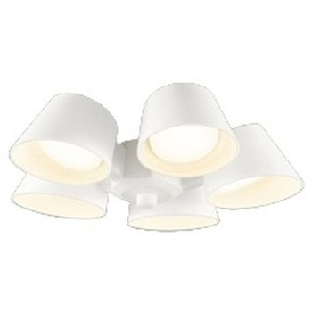 高演色LED シーリングファン用灯具 遮光セードタイプ 5灯 R15クラス2 ODELIC(オーデリック)