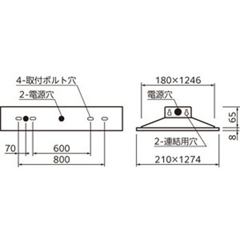 LED-LINE LEDユニット埋込型 40形 下面開放型 ODELIC(オーデリック)