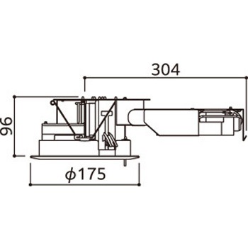 LED非常用照明器具 埋込型 ODELIC(オーデリック)