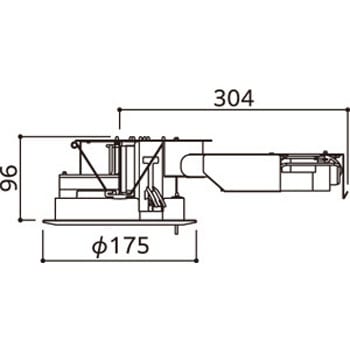 LED非常用照明器具 埋込型 ODELIC(オーデリック)