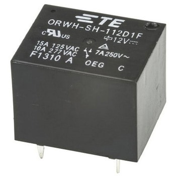 リレー 12V dc 1c接点 基板実装タイプ TE CONNECTIVITY