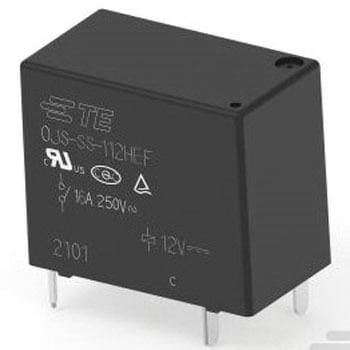 リレー 24V dc SPST 基板実装タイプ 1袋 2個入 TE Connectivity Japan(旧:TYCOELECTRONICS(タイコエレクトロニクス))