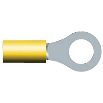 リングターミナル 内径：9.91mm スタッド径：M10 3/8 黄 1袋 500個入 TE CONNECTIVITY