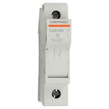 レール取り付けヒューズホルダ 32A CUS10 690 V ac → 1kV ac/dc Mersen