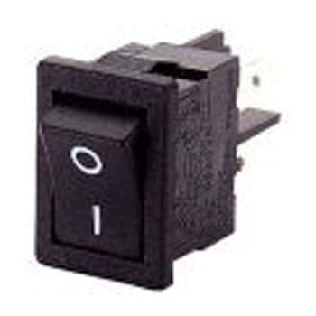ロッカースイッチ 単極単投 SPST イルミネーション：なし カットアウト幅：12.9mm 1袋 5個入 BULGIN