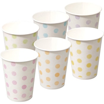 紙カップ 9オンス Polka Dot - 大黒工業