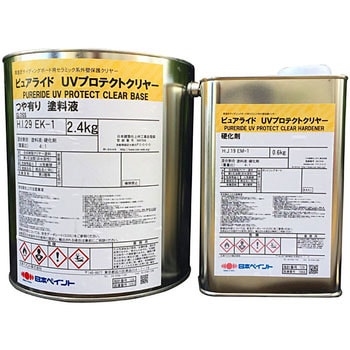 ピュアライドUVプロテクトクリヤー 塗料液・硬化剤セット 日本ペイント