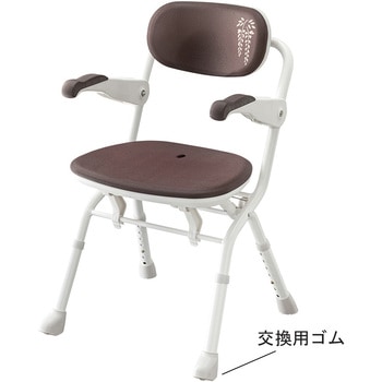 楽らく開閉シャワーベンチ用脚ゴムL用C付2個・C無2個 592-512 - Aron(アロン化成)