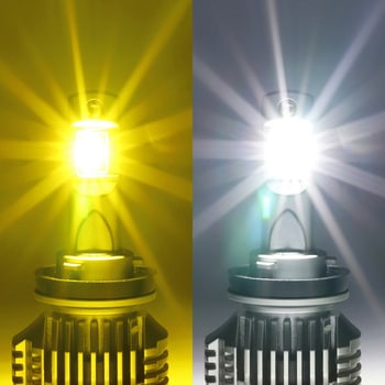 H8 H11 2色切り替え フォグランプ用 LEDバルブ ホワイト イエロー 12v専用 竹村商会