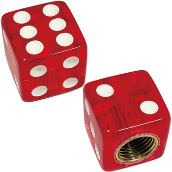 サイコロエアバルブキャップ 2個入 JET INOUE(ジェットイノウエ)