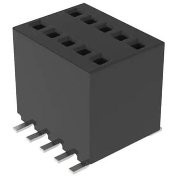 基板接続用ソケット 10 極 1.27mm 2 列 表面実装 1袋 5個入 - SAMTEC