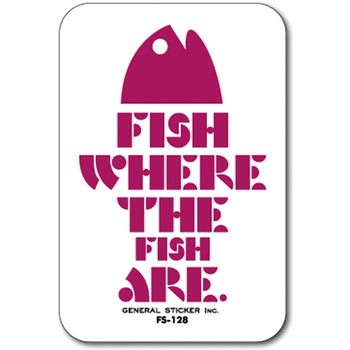 FS-128 FISHING�X�e�b�J�[ �[�l�����X�e�b�J�[ �ϐ����^�C�v �������e�A�C�R��9MR  1�� FS-128 66081742