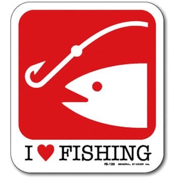 FS-133 FISHING�X�e�b�J�[ �[�l�����X�e�b�J�[ �ϐ����^�C�v �������e�A�C���u5  1�� FS-133 66081794