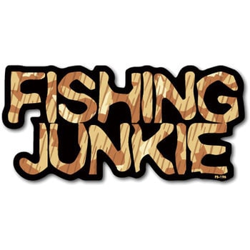 FS-196 FISHING�X�e�b�J�[ �[�l�����X�e�b�J�[ �ϐ����^�C�v �������eJUNKIE(2)  1�� FS-196 66082424