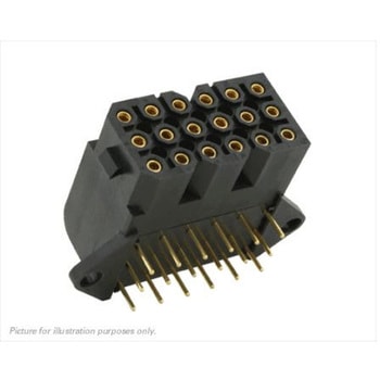 基板接続用ソケット 18 極 5.08mm 6 列 PCBマウント SOURIAU