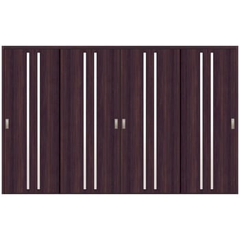 4本引き戸セット・S2ドアタイプ ハイテクウッドプラス