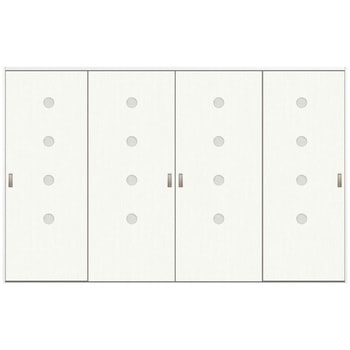 4本引き戸セット・MIドアタイプ ハイテクウッドプラス