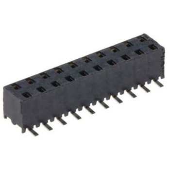 基板接続用ソケット 20 極 2mm 2 列 スルーホール - SAMTEC