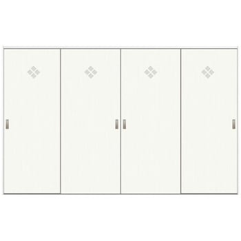 4本引き戸セット・MKドアタイプ ハイテクウッドプラス