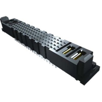 基板接続用ソケット 28 極 5mm 4 列 スルーホール SAMTEC