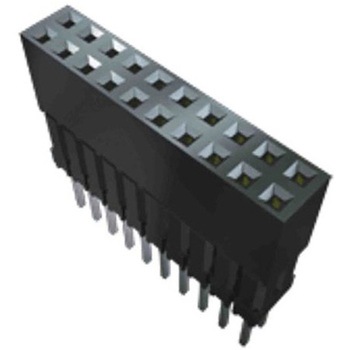 基板接続用ソケット 8 極 2.54mm 1 列 スルーホール 1セット 27個入 SAMTEC