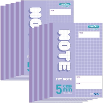 74836 5mm����m�[�g (A4)  30�� �A�[�e�b�N[�w�Z���ށE����ߋ�] �p�[�v���F  1�Z�b�g(10��) 66085656