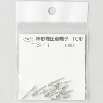 銅線用 裸圧着端子 (TC形)棒形 ニチフ