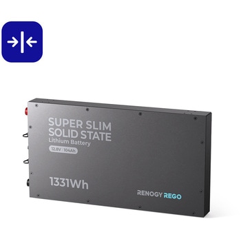 REGO シリーズ 12.8V 104Ah 超薄型半固体リン酸鉄リチウムイオンバッテリー RENOGY JAPAN