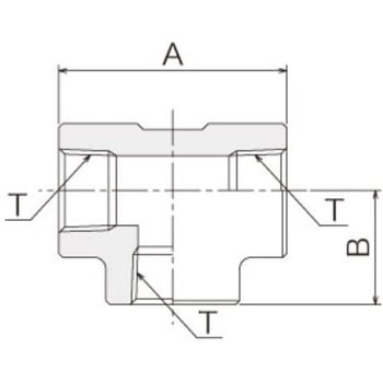 T型アダプター SNT - 清水製作所[継手]