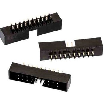 基板接続用ヘッダ PADシリーズ 20極 2mm 2列 ストレート 1袋 150個入 (63-8026-84) 基板接続用ヘッダ PADシリーズ 20極 2mm 2列 ストレート 1袋 150個