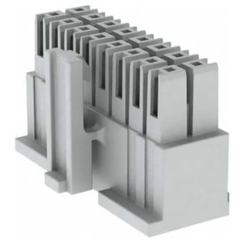 基板用コネクタハウジング 40極 ピッチ：2.54mm 2列 SAMTEC