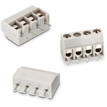 基板用端子台 1367シリーズ 5mmピッチ 1列 4極 グレー 1袋 5個入 WURTH ELEKTRONIK