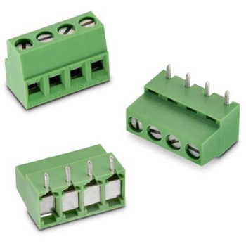 基板用端子台 2415シリーズ 5.08mmピッチ 1列 10極 緑 1袋 5個入 WURTH ELEKTRONIK