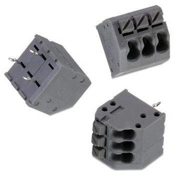 基板用端子台 412Bシリーズ 3.5mmピッチ 1列 4極 グレー 1箱 294個入 WURTH ELEKTRONIK