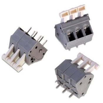 基板用端子台 4147Bシリーズ 5mmピッチ 1列 5極 グレー / 白 1袋 2個入 WURTH ELEKTRONIK