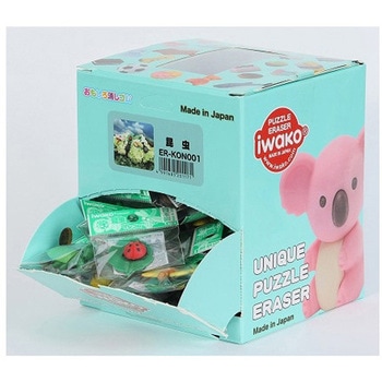 昆虫消しゴム 60個入 イワコー