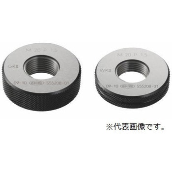 測範社 メートルネジリングゲージ ネジ径42mm ピッチ1mm GR2 42-1.0 1個-