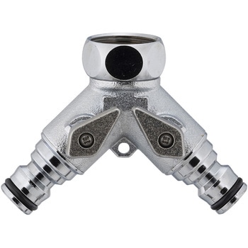 メタルコックつき分岐接手 カクダイ