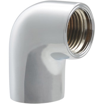 水栓エルボ (クローム) カクダイ