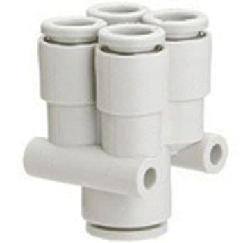 異径ダブルユニオンワイ KQ2UD ミリサイズ SMC