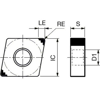 チップ 4QS-CNGG-HP - タンガロイ