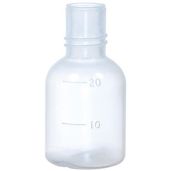 ハケ付丸型投薬瓶(外用瓶) 金鵄製作所