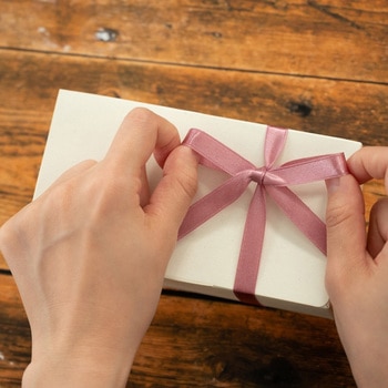 サテンリボン10mm HEADS(ヘッズ)