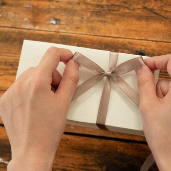 サテンリボン10mm HEADS(ヘッズ)