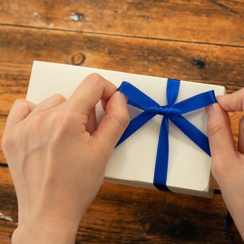 サテンリボン10mm HEADS(ヘッズ)