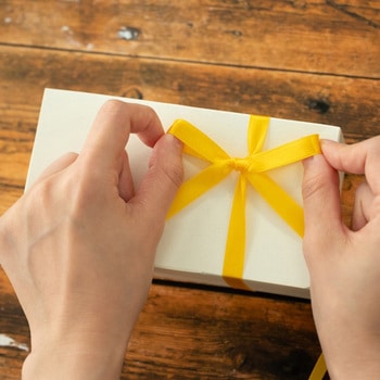 サテンリボン10mm HEADS(ヘッズ)