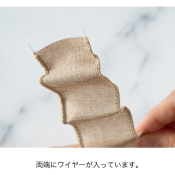 ギンガムチェックワイヤーリボン レッド HEADS(ヘッズ)