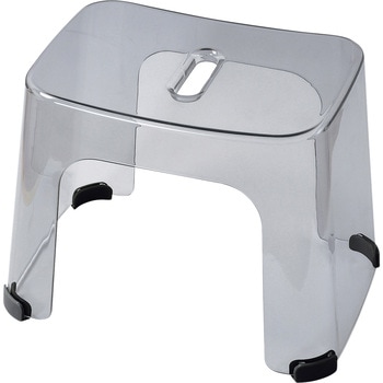 バスアクリア バススツール25cm パール金属