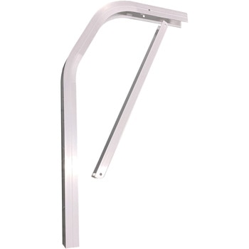 ステー アルミ 2段曲R190(補強ステー付き) サイドバンパー JB(日本ボデーパーツ工業) 66132520