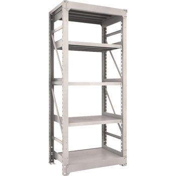 M10型 ボルト式重量棚 1000kgタイプ 高さ2400mm 単体型 TRUSCO